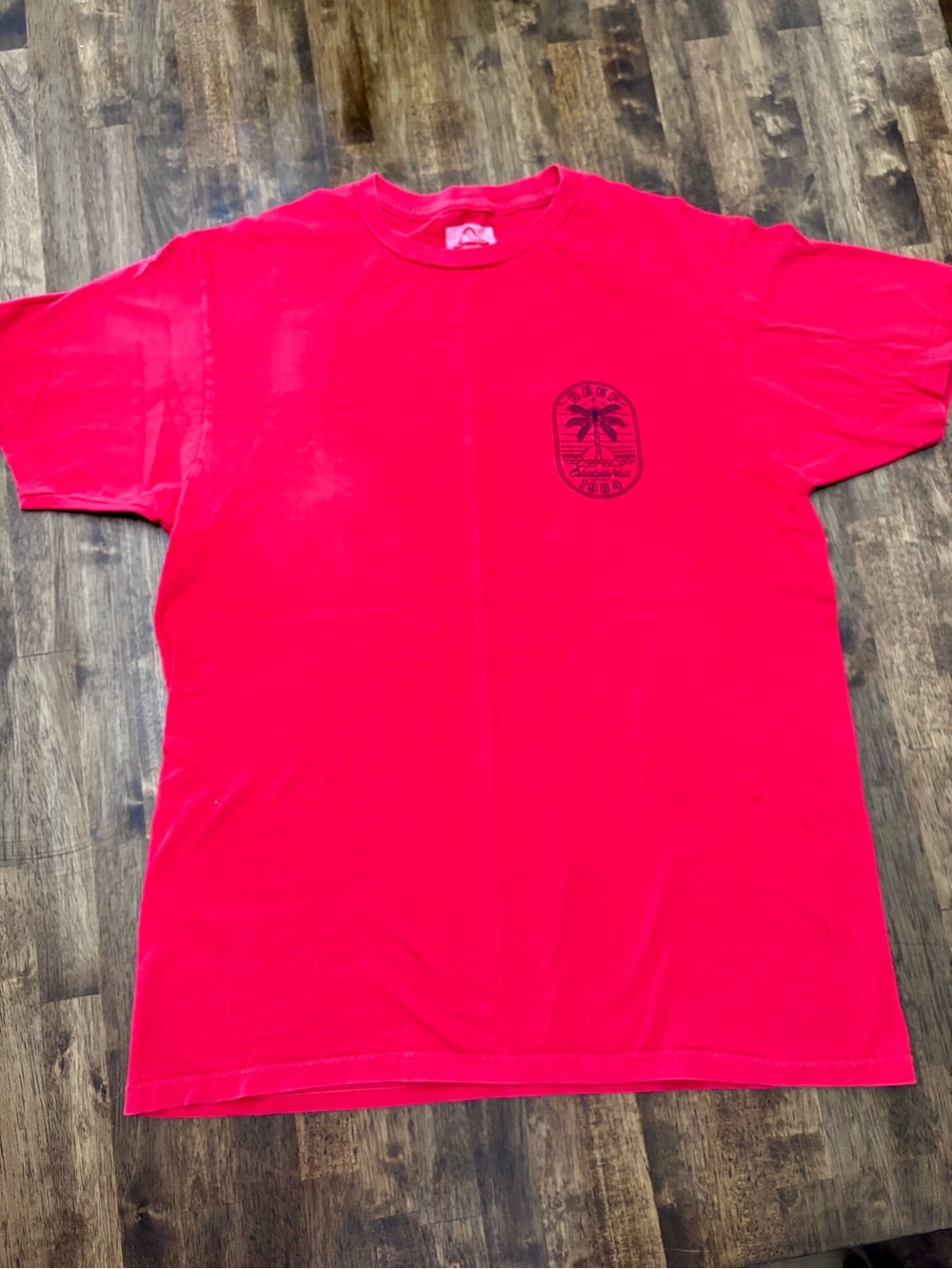 Men’s Reef Men's Bright Red Short-Sleeve Graphic Tee- M